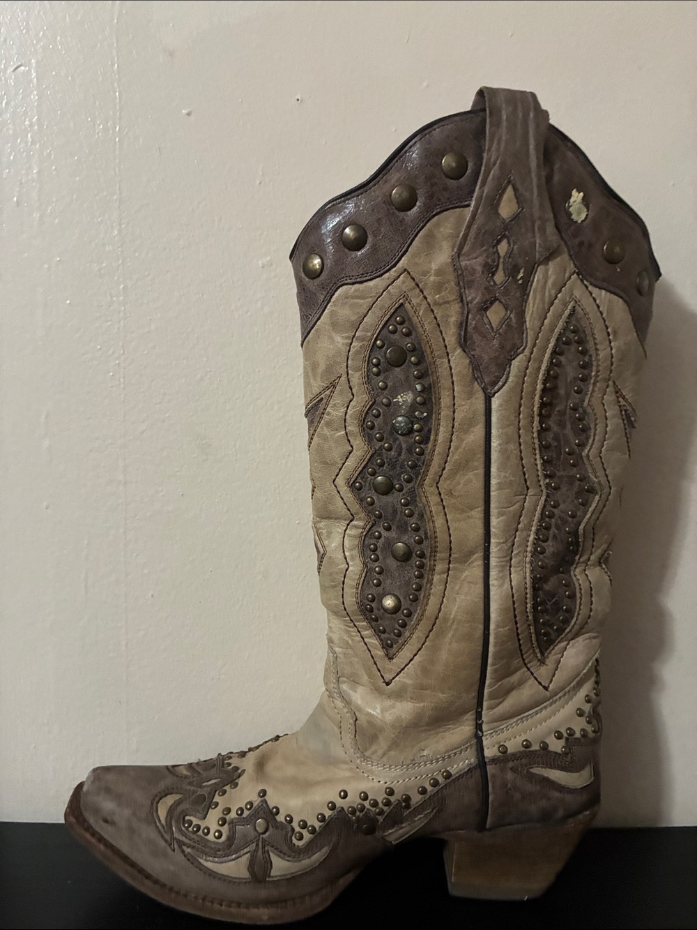 Corral boots cowboys boots angel wings cross women’s size 8.5 - Picture 3 of 12